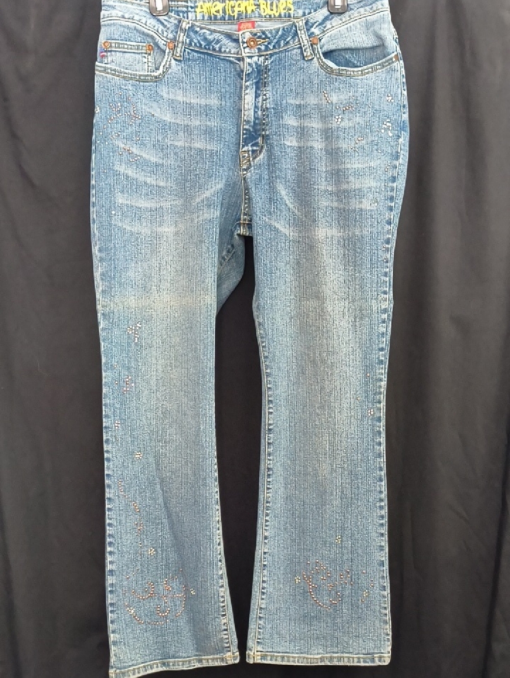 Women’s Blue Embellished Jeans Item #0036